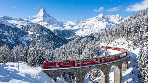 IL TRENINO DEL BERNINA DA ST MORITZ A TIRANO O VICEVERSA CON PIZZOCHERATA 