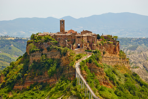 Civita di Bagnoregio, Lago Trasimeno, Orvieto e Viterbo