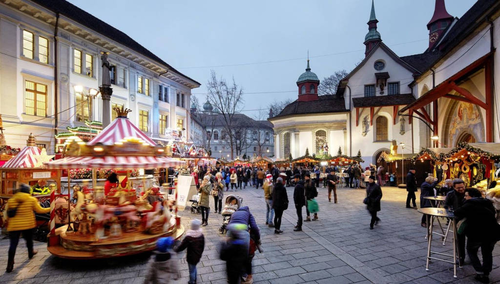 Atmosfere Natalizie: Lucerna e la famosa Abbazia di Einsiedeln