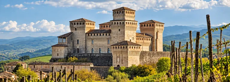 Parma e il Castello di Torrechiara: con pranzo in prosciuttificio