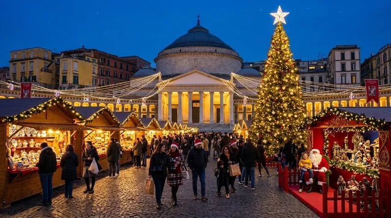 Atmosfere Natalizie a Napoli in giornata:  tra la Magia dei Presepi e le Tradizioni Napoletane