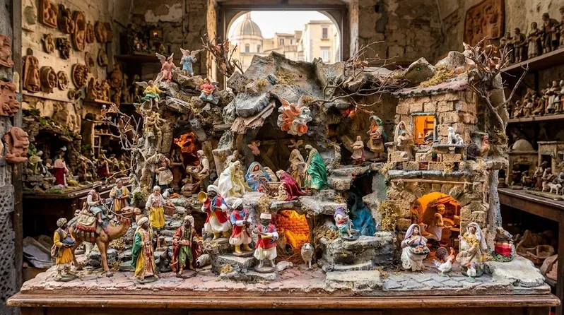 Atmosfere Natalizie a Napoli in giornata:  tra la Magia dei Presepi e le Tradizioni Napoletane