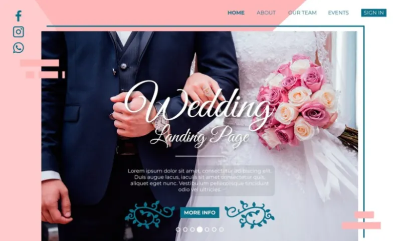 CREAZIONE SITO E APP MATRIMONIO