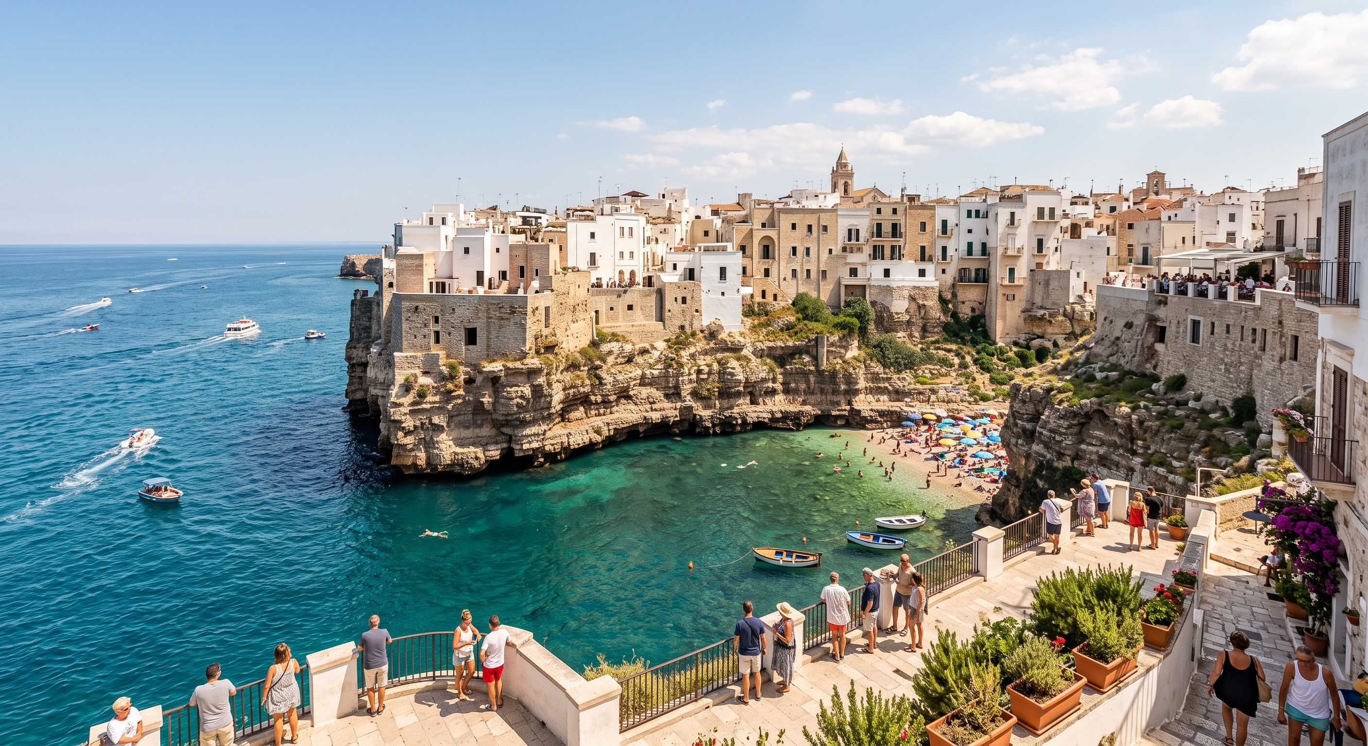Polignano cliffs