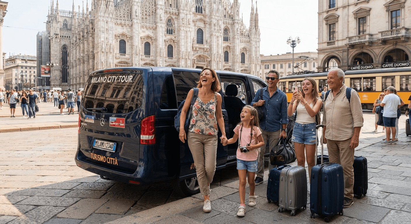 Arrival in Milan