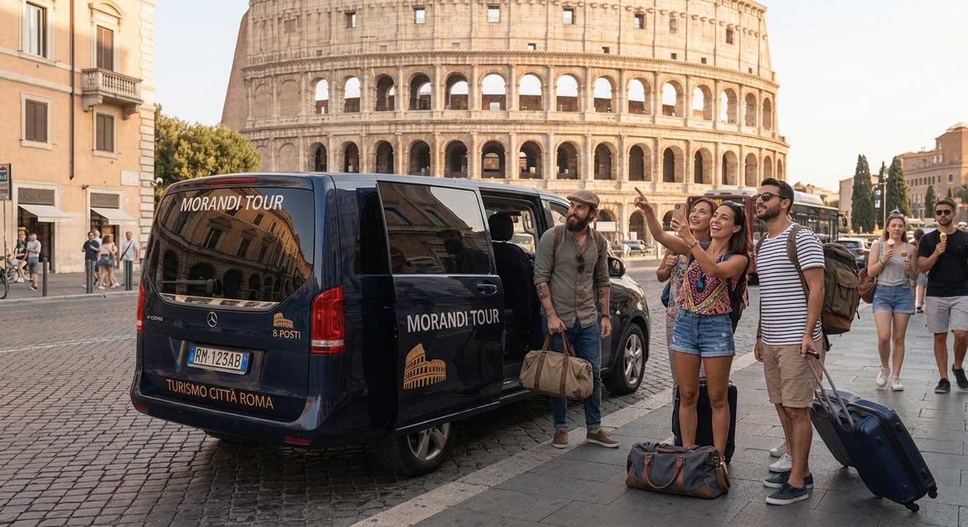 Arrival in Rome