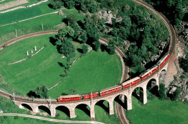 IL TRENINO DEL BERNINA DA ST MORITZ A TIRANO O VICEVERSA CON PIZZOCHERATA 